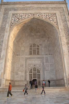 Taj Mahal Entrance After Sunrise