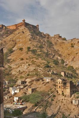 Approaching the Amber Fort