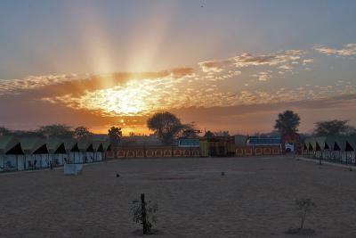 Sunrise over Camp