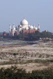 Taj Mahal from Agra Fort