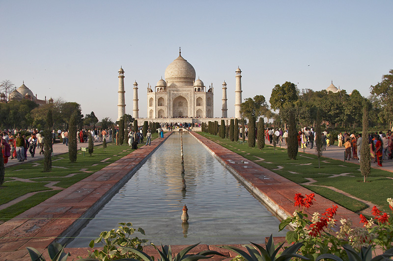 Taj Mahal Near Sunset