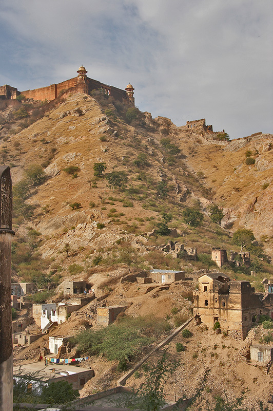 Approaching the Amber Fort