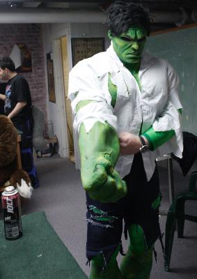 Hulk Finishes his Jolt injection!