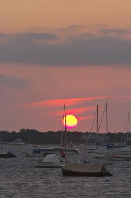 Sun Rise at Hyannis Marina