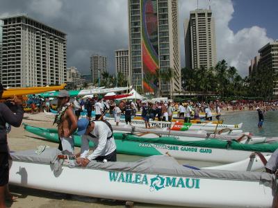 Lahaina to Waikiki Canoe Race
