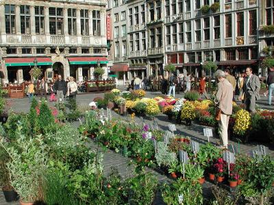 Grand-Place Sunday Flower Market