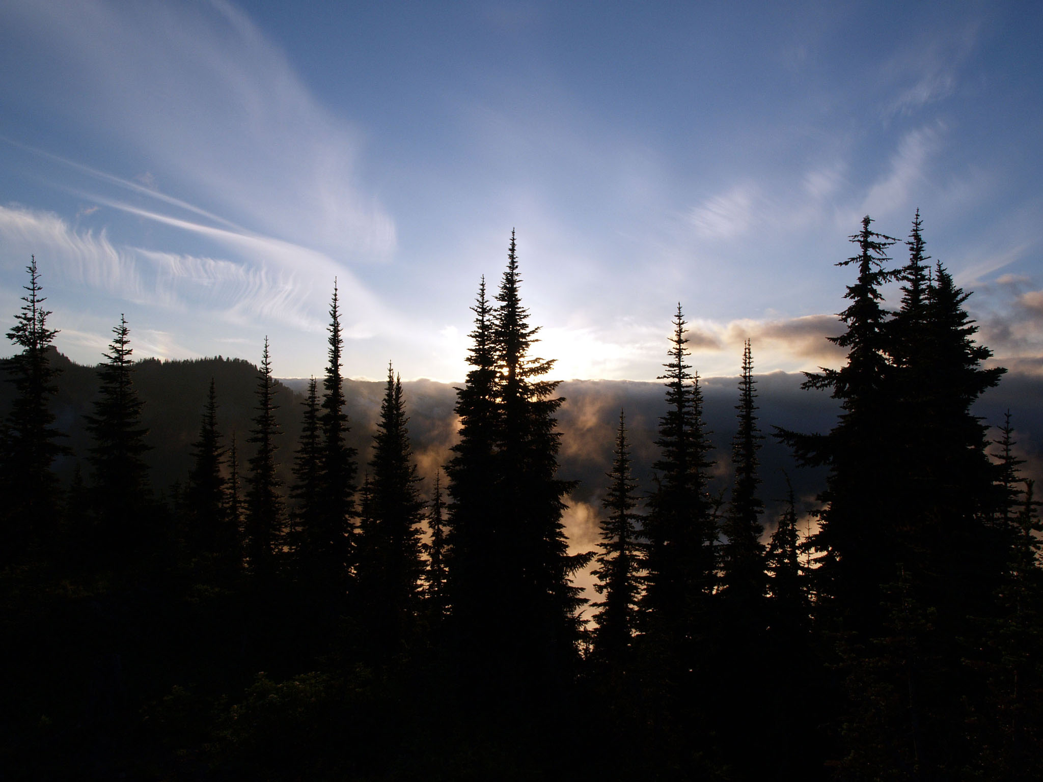 Sunset, French Ridge