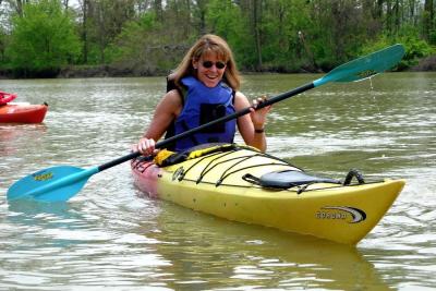 Diane's new kayak