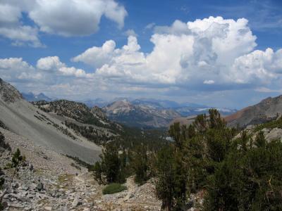 North from Duck Pass 1pm