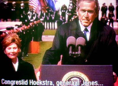 George Bush in Holland
