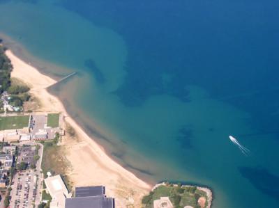 Over Lake Michigan