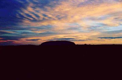 Sunset at Ayers Rock