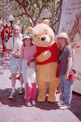 June 2002 Disneyland - Pooh and friends