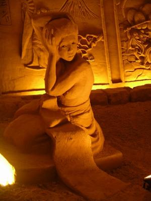 Sculpture en sable, Durbuy 2003