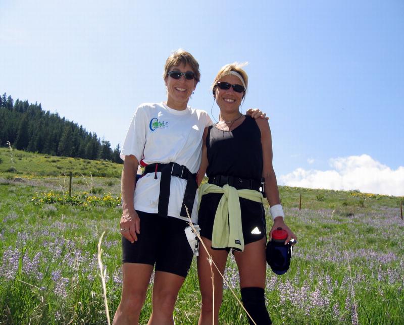 Stephanie Astell & Lisa - together at last!