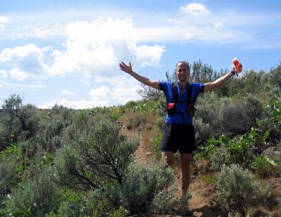 Tim loves the downhills.   Hes ready for Western States!