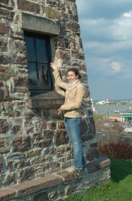 Kseniya at the Lighthouse
