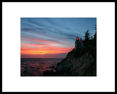 Bass Harbor Sunset 10/09/04