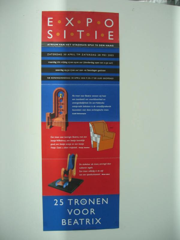 25 tronen voor beatrix