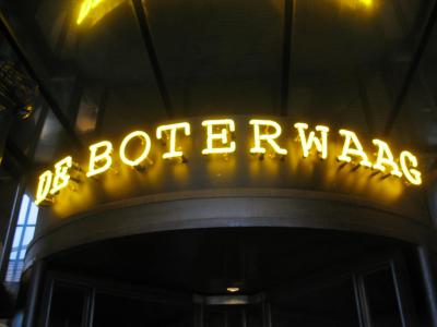 avondmaal bij de boterwaag in de grote markt