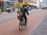 hond in de grote markt