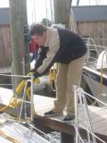 Getting ready to shove off