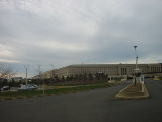 The Pentagon (from the warm, moving car)