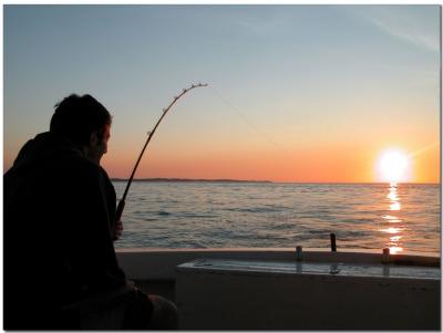 Fishing at Sunrise