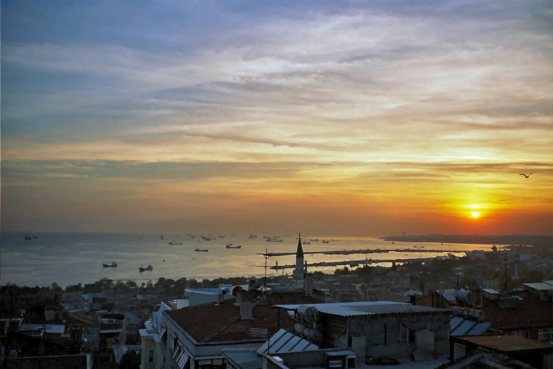 From our hotel roof, Istanbul