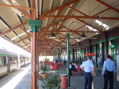 Inside Fremantle Station