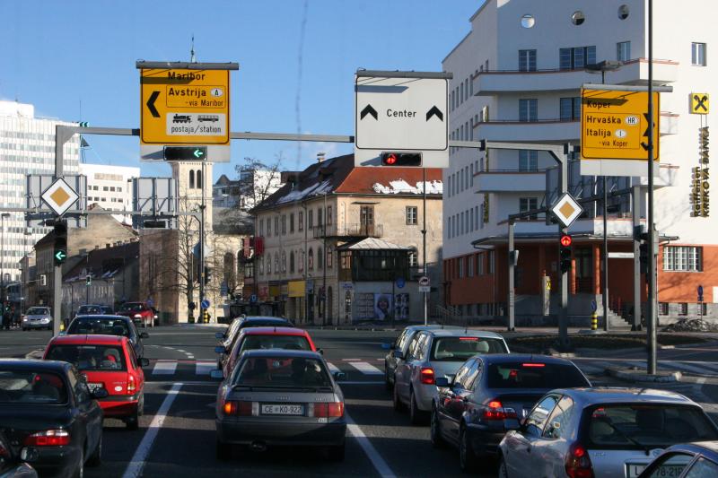 entering Ljubljana