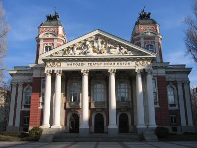 the beautiful Ivan Vazov National Theatre