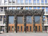 interesting sculptures on the Parliament Building