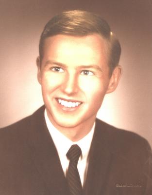 Dean, college graduation, 1967