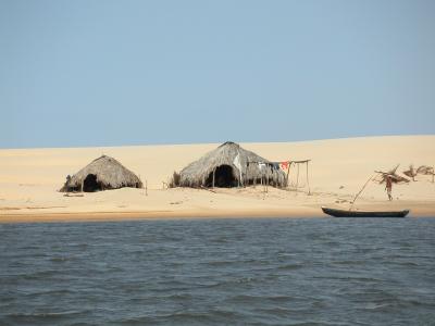 Houses in the dunes