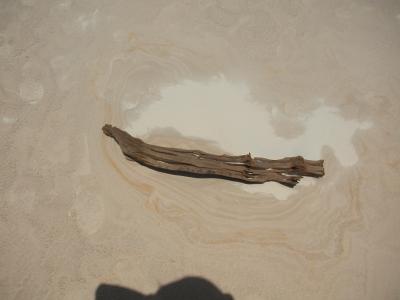 Cool water patterns in the sand