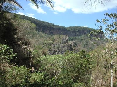 Across the valley