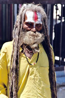 Long Haired Sadhu at Pashupatinath, Kathmandu