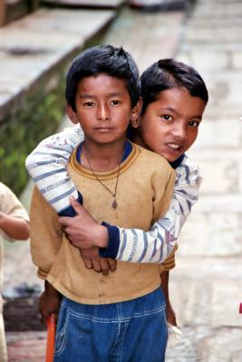 Two Kids, Dhulikhel