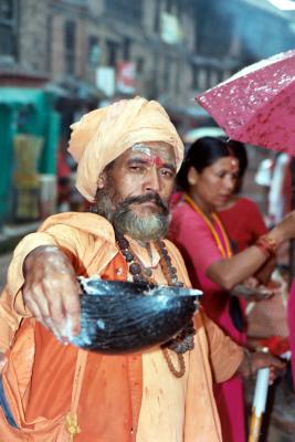 Yogi with Bowl, Bhaktapur
