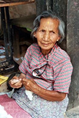 Woman Making Candles, Bhaktapur