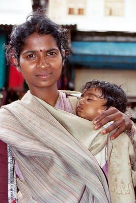 Indian Mother and Child, Kathmandu