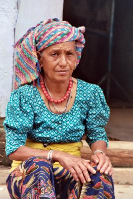 Traditional Nuwari Woman, Dhulikhel