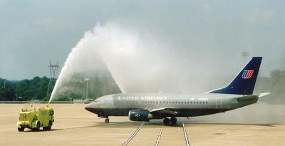 Last United jet flight from BNA