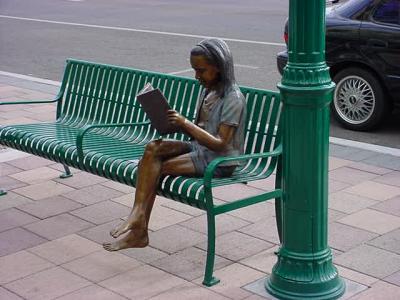 resting and reading