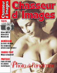 Here's the deal... you've just been hired to shoot a magazine cover. Using one of your digital photos from ANY Olympus digital camera , create a cover layout for the magazine of your choice. Real or fictional. Use whatever software you have to create the layout , but keep the focus on the photo. This won't be a contest for your Photoshop skills as much as your photo, but do have fun with it!
Submission Period: submit entries on Fri. and Sat. March 15-16, 2002 challenge is over
Rules: Images taken with any Olympus digital 
About Sizing: All entries at the same size 375x 500 seems adequate.
 Hosted by: 3DTIM


