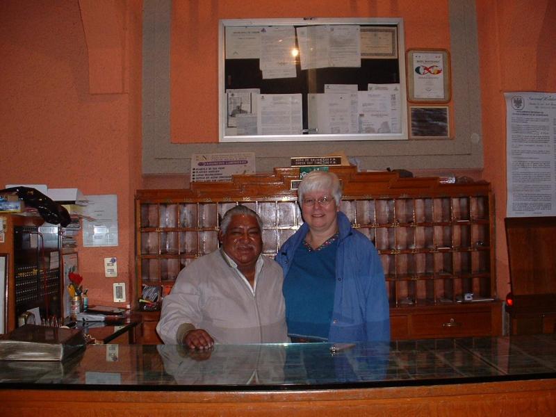Arnulfo, Night Desk Clerk @ Hotel Montecarlo, and Sra. Anónima