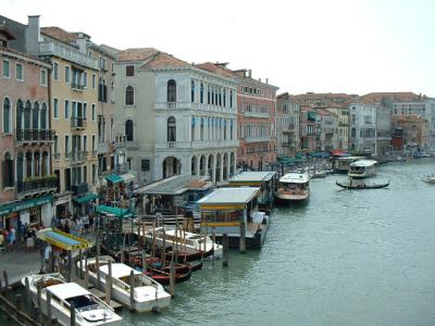 The Grand Canal from the Rialto Bridge