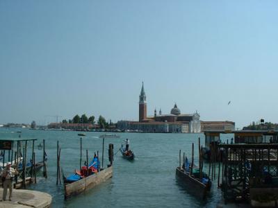 Looking out at San Giorgio Maggiore