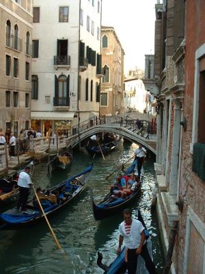 Venice traffic jam!!